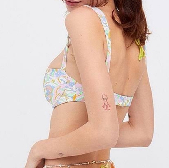 New!For Love and Lemons Devin Underwire Bikini Top - Picture 3 of 10